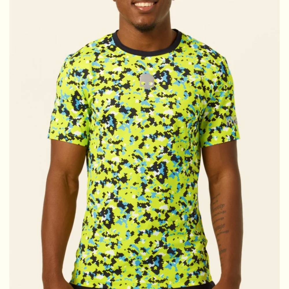 Hydrogen Tennis Camo Pixel Tech Tee